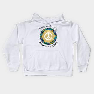 Celebrate diversity, embrace culture, African tribal Kids Hoodie